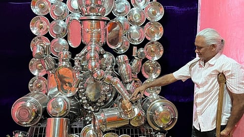 Ganesh Idol Making With Kitchen Utensils