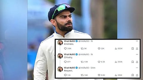 Virat Kohli tweets