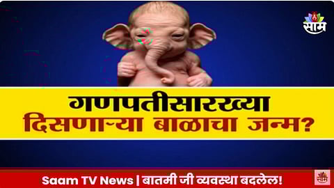 Fact Check : गणपतीसारख्या दिसणाऱ्या बाळाचा जन्म? काय आहे व्हायरल व्हिडिओमागचं सत्य?