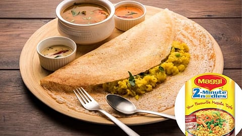 Maggi Dosa Recipe : मुलांना टिफीनमध्ये द्या झटपट बनवलेला मॅगी डोसा; वाचा 5 मिनिटांत तयार होणारी रेसिपी