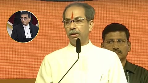 भर दसरा मेळाव्यात उद्धव ठाकरेंनी सरन्यायाधीश चंद्रचूड यांना केलं मोठं आवाहन