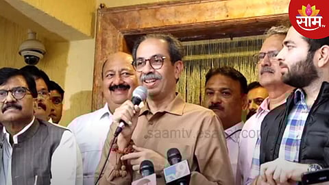 Uddhav Thackeray in front for the first time after angioplasty