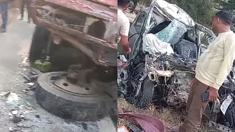 up accident