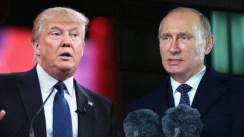 Donald Trump and Vladimir Putin