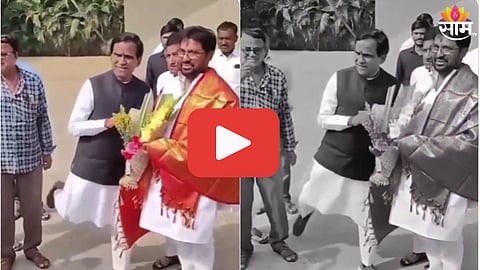 Raosaheb Danve: फोटोत येतो म्हणून मित्राला मारली लाथ, रावसाहेब दानवेचा VIDEO व्हायरल; विरोधक आक्रमक