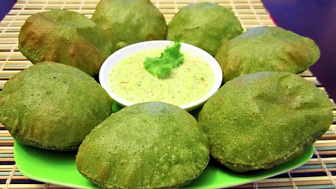 Spinach Puri