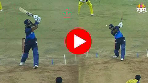 Hardik Pandya: 6,6,6,4..CSK ने 2.2 कोटीत घेतलेल्या बॉलरला हार्दिकने बेक्कार चोपला!कुटल्या 29 धावा- VIDEO