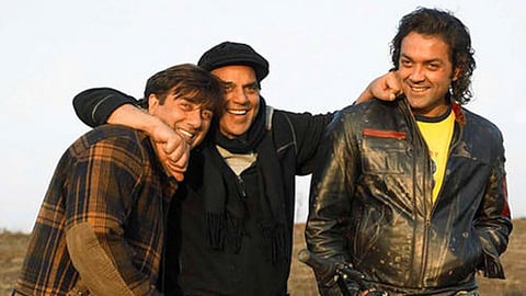 Dharmendra and sunny bobby deol