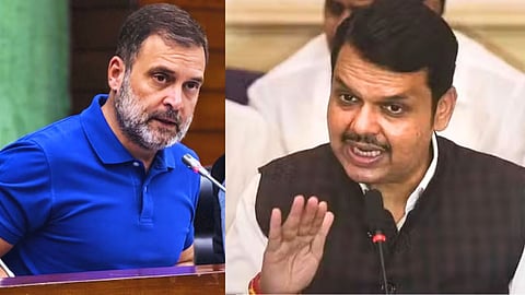 Rahul Gandhi And Devendra Fadnavis