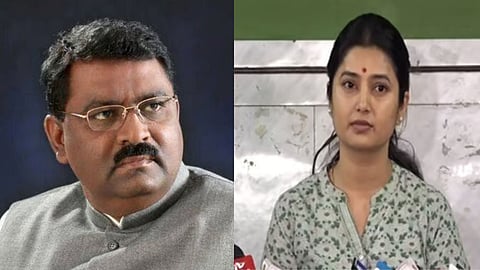 Suresh Dhas on Prajakta Mali