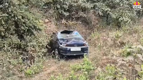 महालक्ष्मी मातेच्या दर्शनाला जाताना काळाचा घाला; भीषण अपघातात दोघांचा जागीच मृत्यू