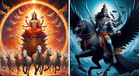 Surya Grahan 2025 and Shani Gochar