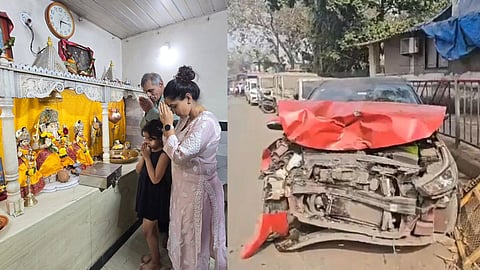 Urmila Car Accident Post