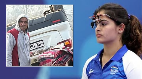 manu bhakers maternal grandmother uncle die in accident