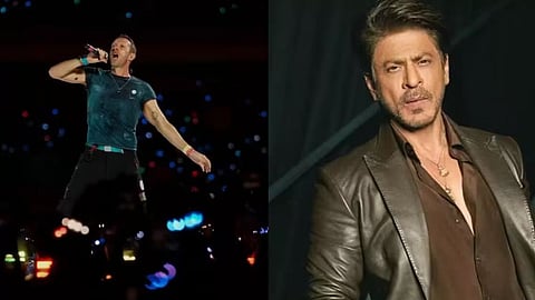 Coldplay and shahrukh khan