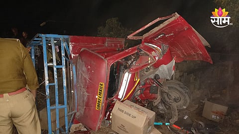 Washim Accident: वाशिममध्ये ३ वाहानांचा विचित्र अपघात, तिघांचा जागीच मृत्यू; ३ जण गंभीर