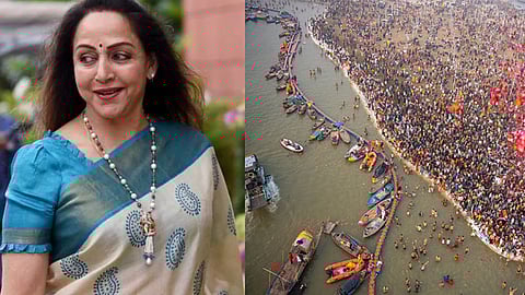maha kumbh 2025 hema malini statement