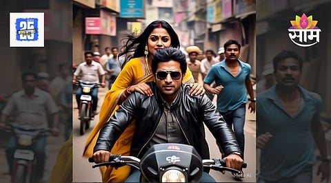 Women ran away with her lover