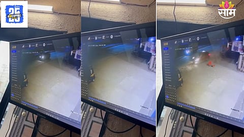 CCTV footage badlapur car accident