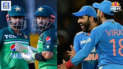 India Pakistan cricket Match Rohit Sharma and Babar Azam