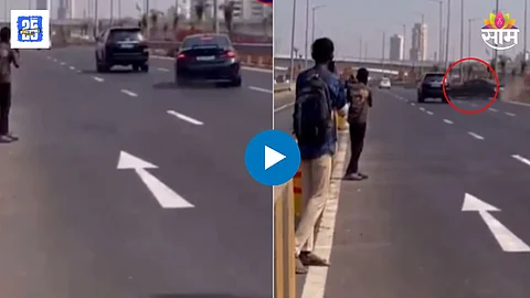 Mumbai Coastal Road Accident Video