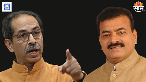 Uddhav Thackeray and Bhaskar Jadhav