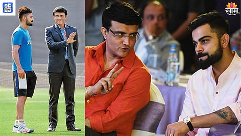 virat kohli and sourav ganguly