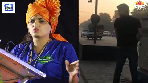 Shastrinagar Gaurav Ahuja obscene behavior Rupali Patil angry