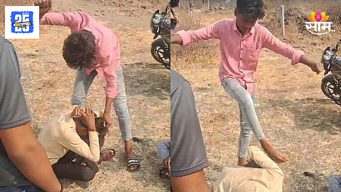 Beed Ambajogai minor boy brutally beaten