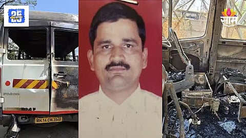 Pimpri Chinchwad Hinjewadi Tempo Travels fire case