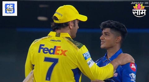 MS Dhoni Vighnesh Puthur