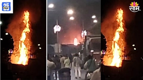 Dharavi Fire: धारावीत सिलेंडरने भरलेल्या ट्रकला भीषण आग; 10 ते 15 सिलेंडरचे मोठे स्फोट
