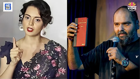 Kangana Ranaut and Kunal Kamra