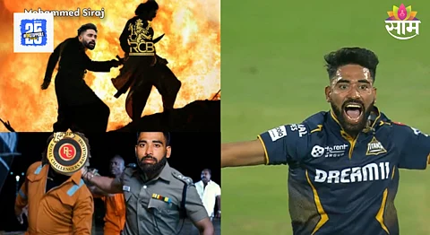 Siraj bowling RCB memes