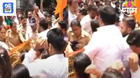 Shivsena-shinde protest