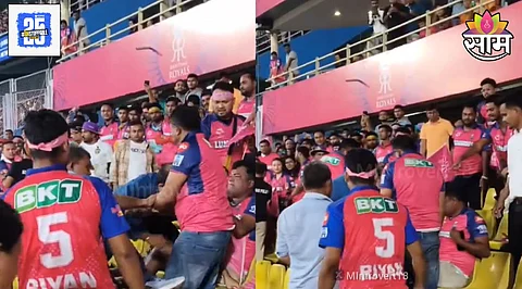 Rajasthan Royals Fans Fighting Viral Video