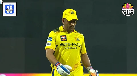 CSK VS KKR MS Dhoni