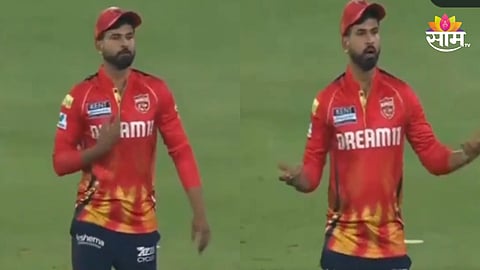 shreyas iyer Angry umpire over drs call in SRH and PBKS match video viral