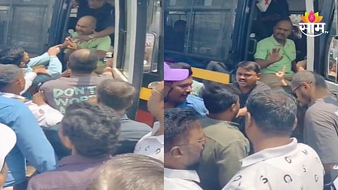 Satara Karad Police Constable beaten