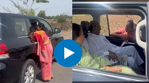 Sharad Pawar-Supriya Sule Viral Video