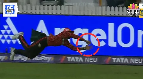CSK VS SRH Catch Video