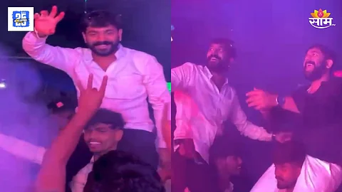 nilesh chavan video goes viral pistol on his waist