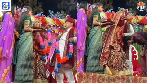 Bride Beating The Groom Friend