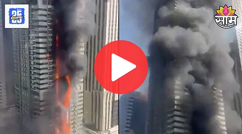 Dubai Building Fire Video