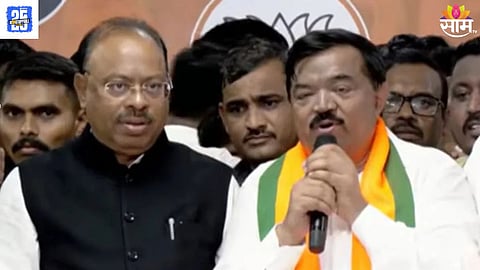 Sudhakar Badgujar joins BJP