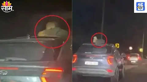 Romantic Stunt in Moving Car - viral video