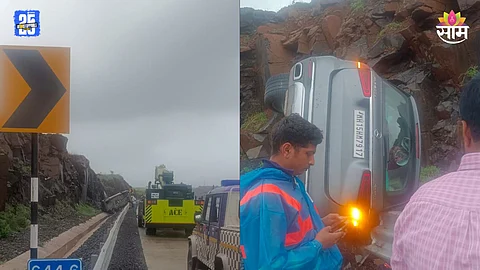 Accident: समृद्धी महामार्गावर मर्सिडिज कार उलटून भीषण अपघात; प्रसिद्ध बिल्डरचा मृत्यू