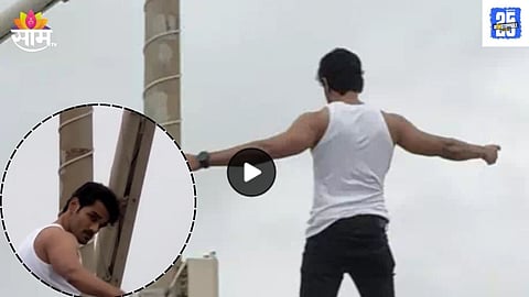 Yasser Desai Caught Climbing Worli Sea Link