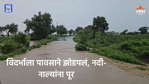 Maharashtra Rain: विदर्भात तुफान! मुसळधार पावसामुळे वर्धा- नागपूरमध्ये पूर; आज कोणत्या जिल्ह्यांना रेड अलर्ट?
