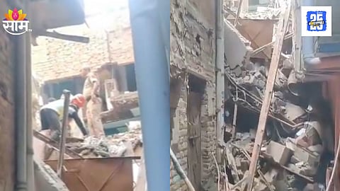 FOUR-STOREY BUILDING COLLAPSES IN DELHI’S WELCOME AREA